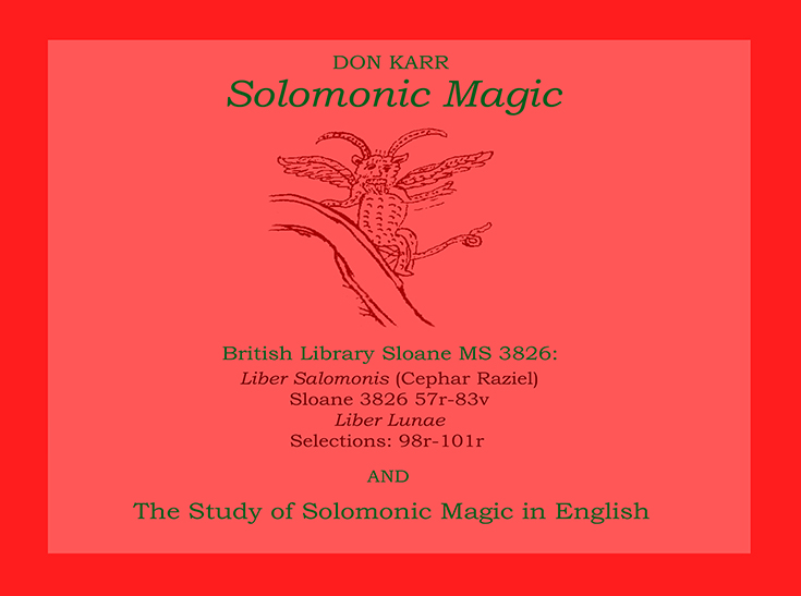 Don Karr's Solomonic Magic